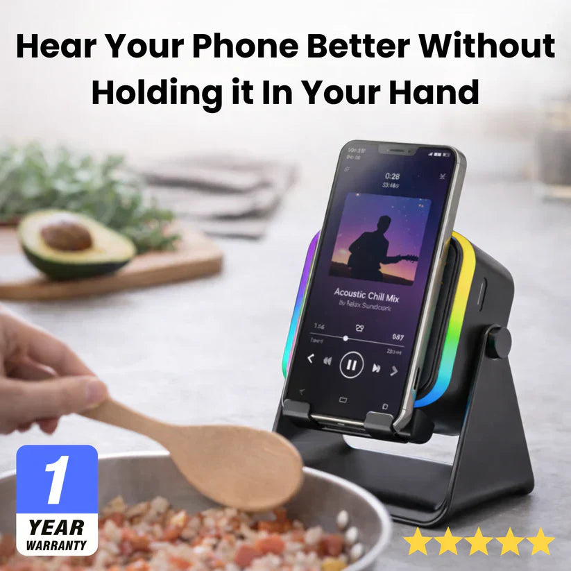 LuvRoxy™ 3 In 1 Phone Induction Speaker