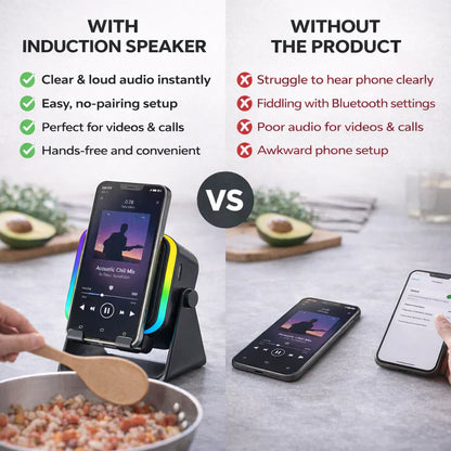 LuvRoxy™ 3 In 1 Phone Induction Speaker