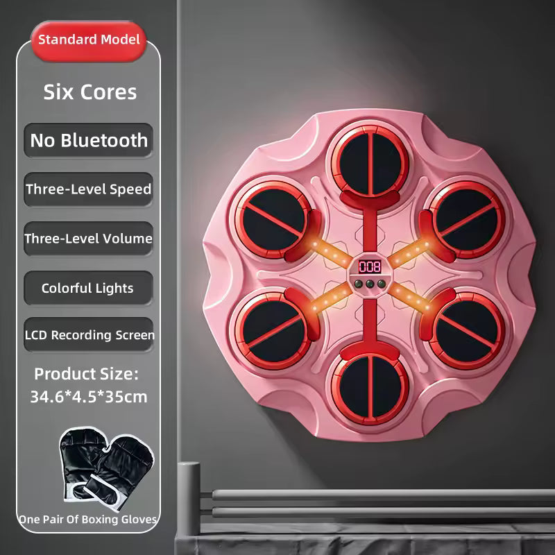Musical boxing trainer for training and fitness