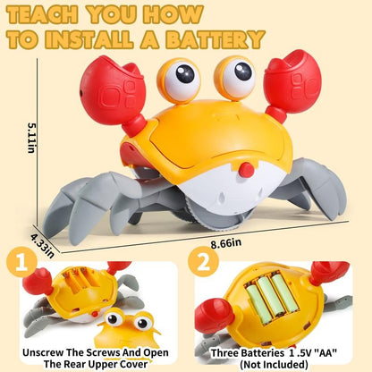 LuvRoxy™ Interactive Crawling Crab