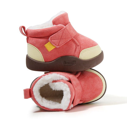LuvRoxy™ Infant Winter Boots – Plush and Soft Sole Baby Snow Shoes
