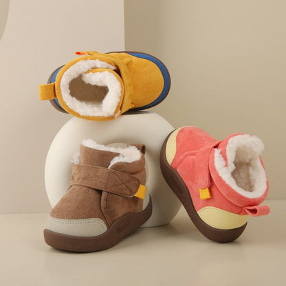 LuvRoxy™ Infant Winter Boots – Plush and Soft Sole Baby Snow Shoes