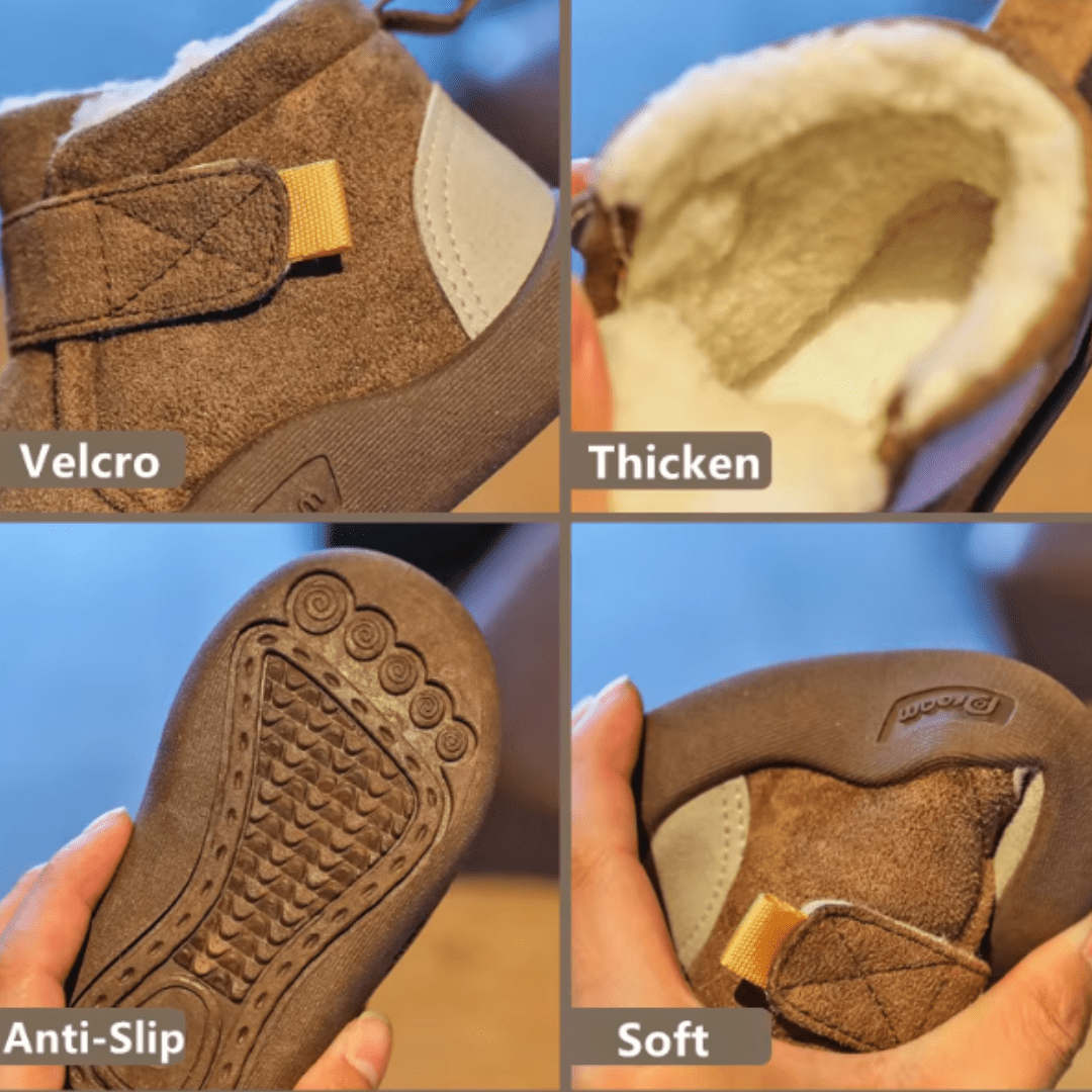 LuvRoxy™ Infant Winter Boots – Plush and Soft Sole Baby Snow Shoes